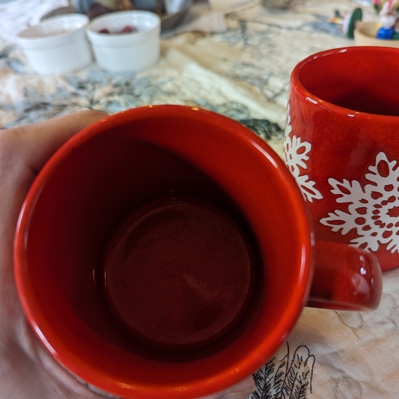 Waechtersbach Germany Holiday Christmas Snowflake Santa Mugs - Picture 9 of 9